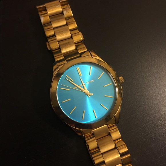Blue Michael Kors Women's Watch - Picture 1 of 4